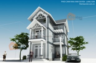 Thiết kế biệt thự dạng nhà vườn hiện đại